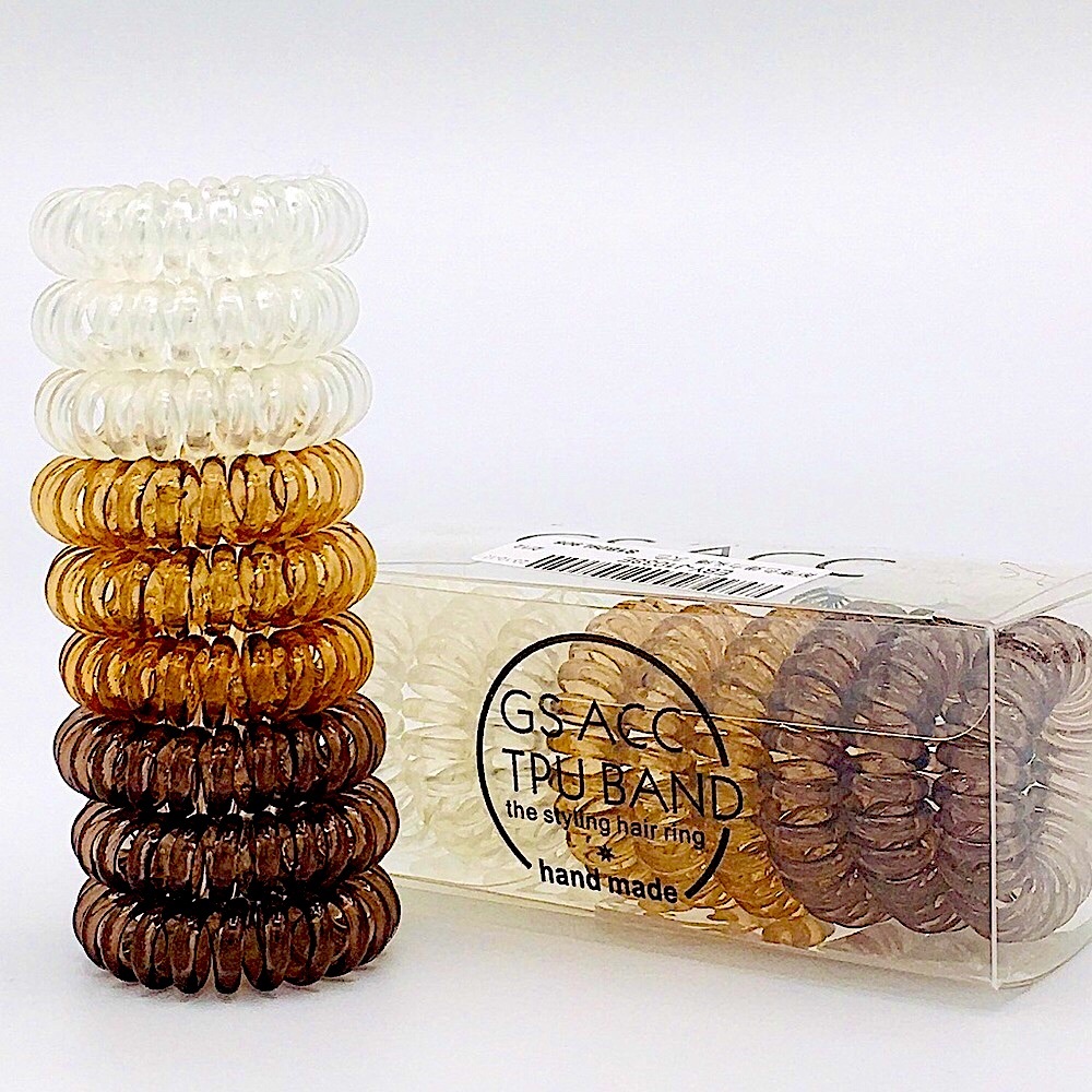 Tan Ouchless Coil Hair Ties
